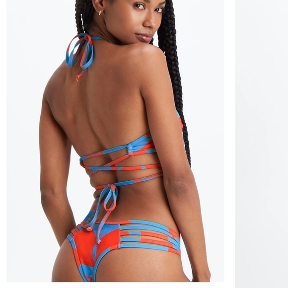 Fabletics Wrap-Around Bandeau Bikini New XL - Picture 2 of 5